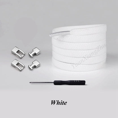 New Elastic Cross buckle No Tie Shoe laces