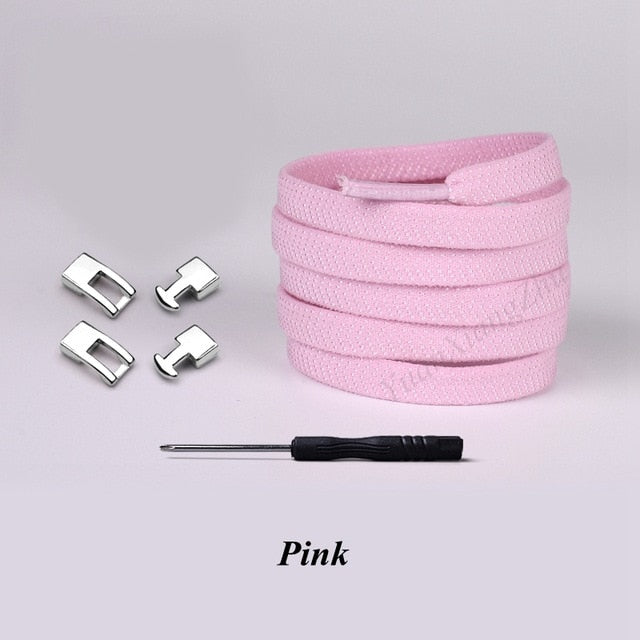 New Elastic Cross buckle No Tie Shoe laces