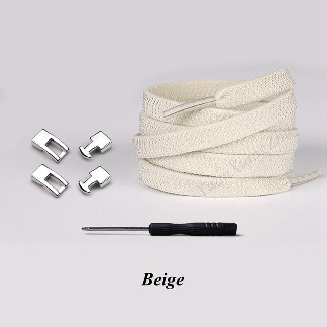 New Elastic Cross buckle No Tie Shoe laces
