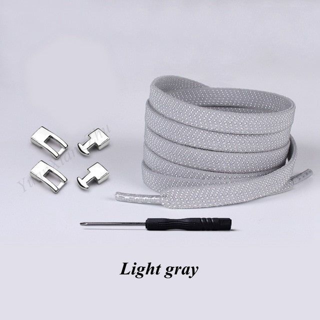 New Elastic Cross buckle No Tie Shoe laces