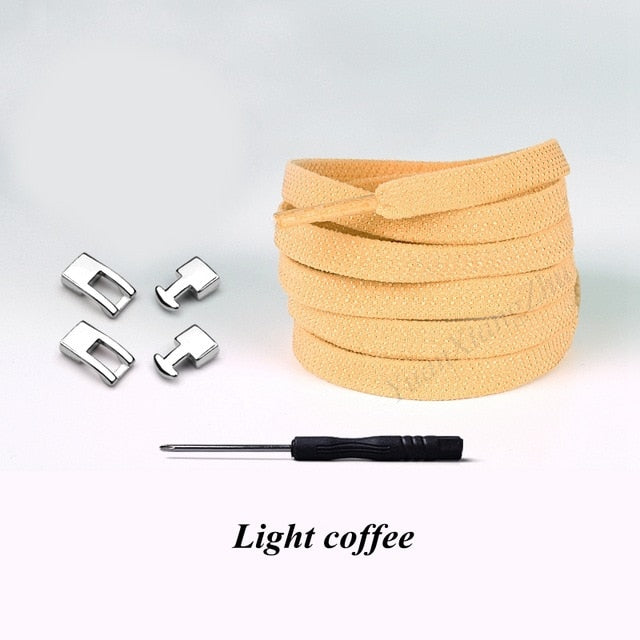 New Elastic Cross buckle No Tie Shoe laces