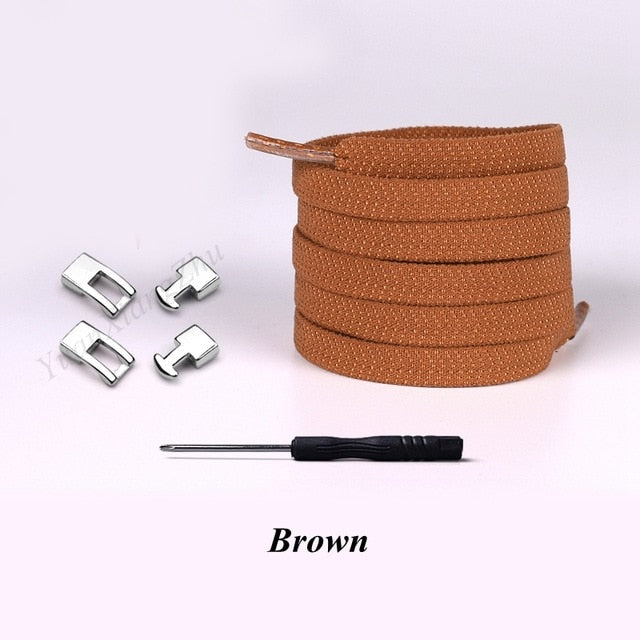 New Elastic Cross buckle No Tie Shoe laces