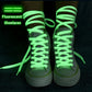 Glow In The Dark Luminous Flat Sneakers Canvas Shoe Laces