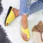 Leather Comfy Soft Big Toe Foot Correction Oversize Sandals