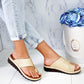 Leather Comfy Soft Big Toe Foot Correction Oversize Sandals