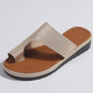 Leather Comfy Soft Big Toe Foot Correction Oversize Sandals