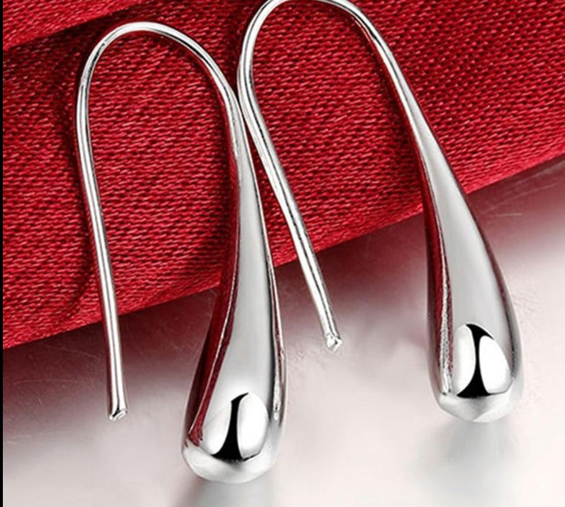 925 Silver Earring Fashion Jewelry Teardrop/Water
