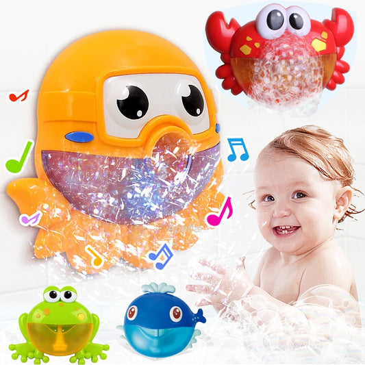 Bath Toys Bubble Machine With Music