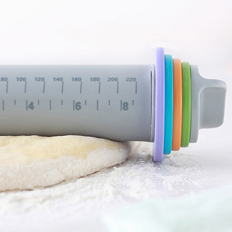 Multifunctional Fondant Cake Pastry Thickness Adjustable Rolling Pins
