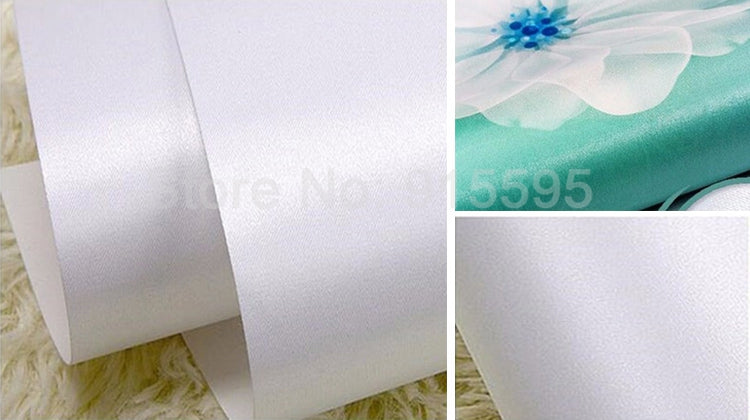 Custom Luxury 3D Jewelry Flower European Style Wallpaper