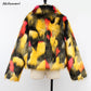 Fashion Furry Faux Fur Coat