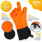 2PC Long Length Silicone Glove For Oven
